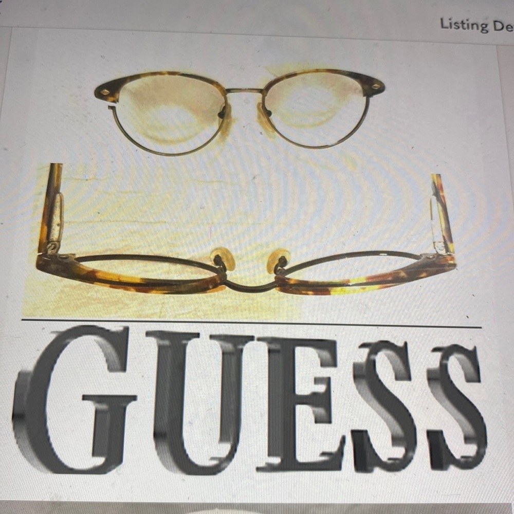 Guess glasses tortoiseshell New no lenses